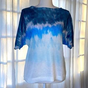 Luisa Ricci | Gradient Tie Dye Top Made in Italy, Size Small